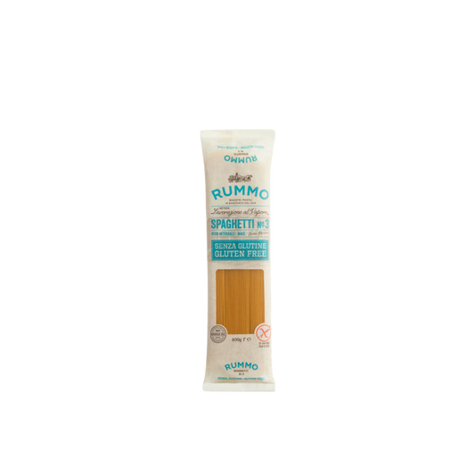 Confezione di Spaghetti Senza Glutine Rummo 400 g – pasta lunga trafilata al bronzo, senza glutine
