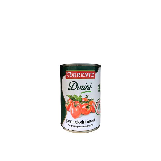 La Torrente Dorini Pomodorini Interi 400g pomodorini italiani dolci e succosi
