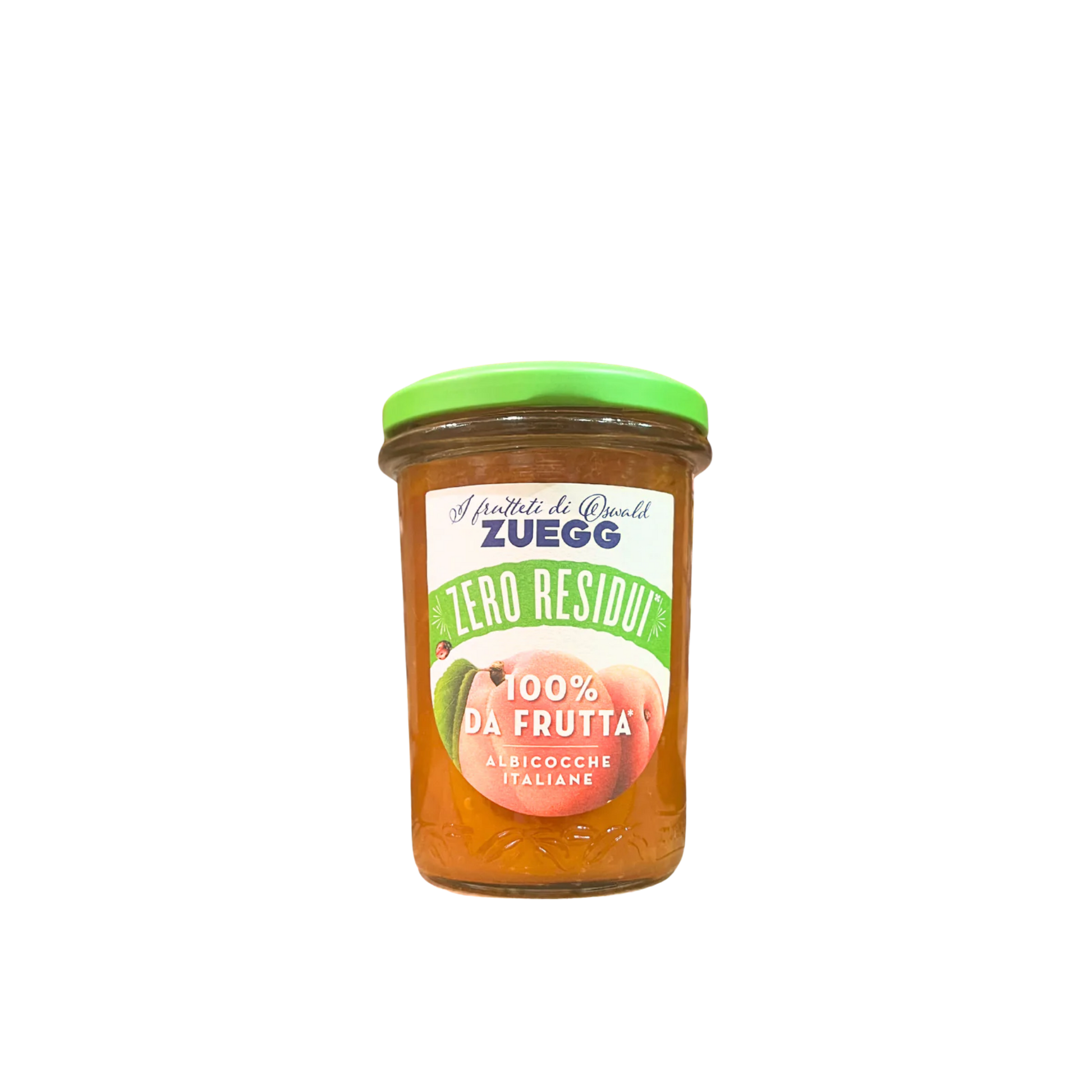 Vasetto di composta di albicocche Zuegg Zero Residui da 230 grammi – selezione Essenza Pisterzi
