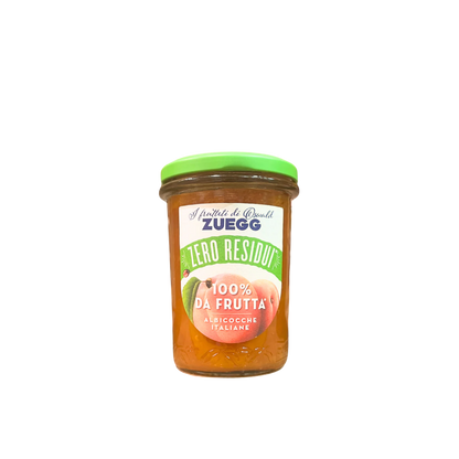 Vasetto di composta di albicocche Zuegg Zero Residui da 230 grammi – selezione Essenza Pisterzi
