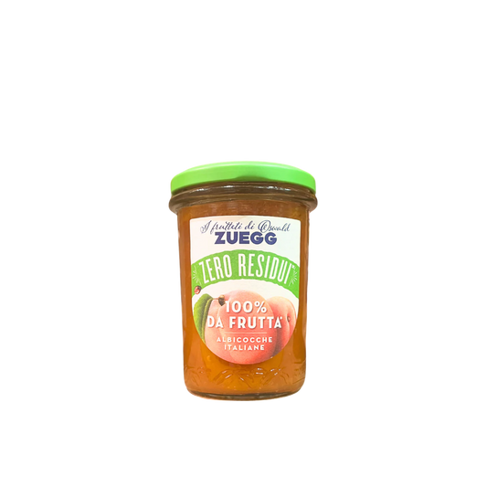 Vasetto di composta di albicocche Zuegg Zero Residui da 230 grammi – selezione Essenza Pisterzi
