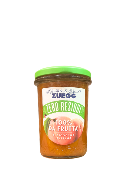 Vasetto di composta di albicocche Zuegg Zero Residui da 230 grammi – selezione Essenza Pisterzi
